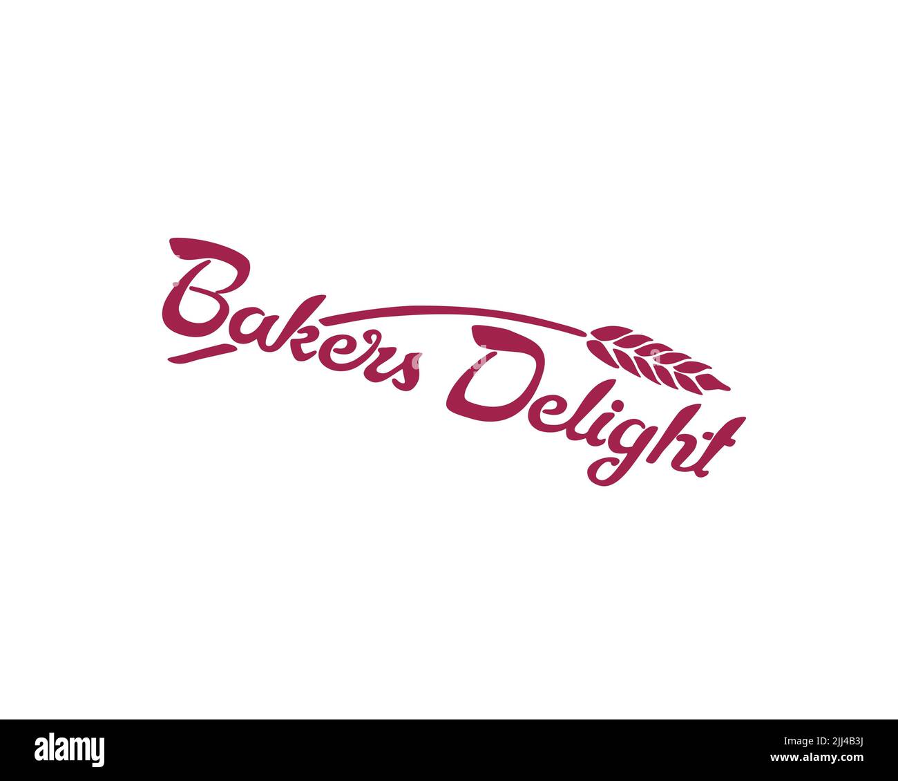 Bakers Delight, Rotated Logo, White Background B Stock Photo Alamy