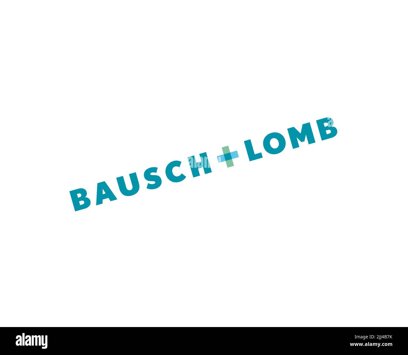 Bausch & Lomb, rotated logo, white background Stock Photo Alamy