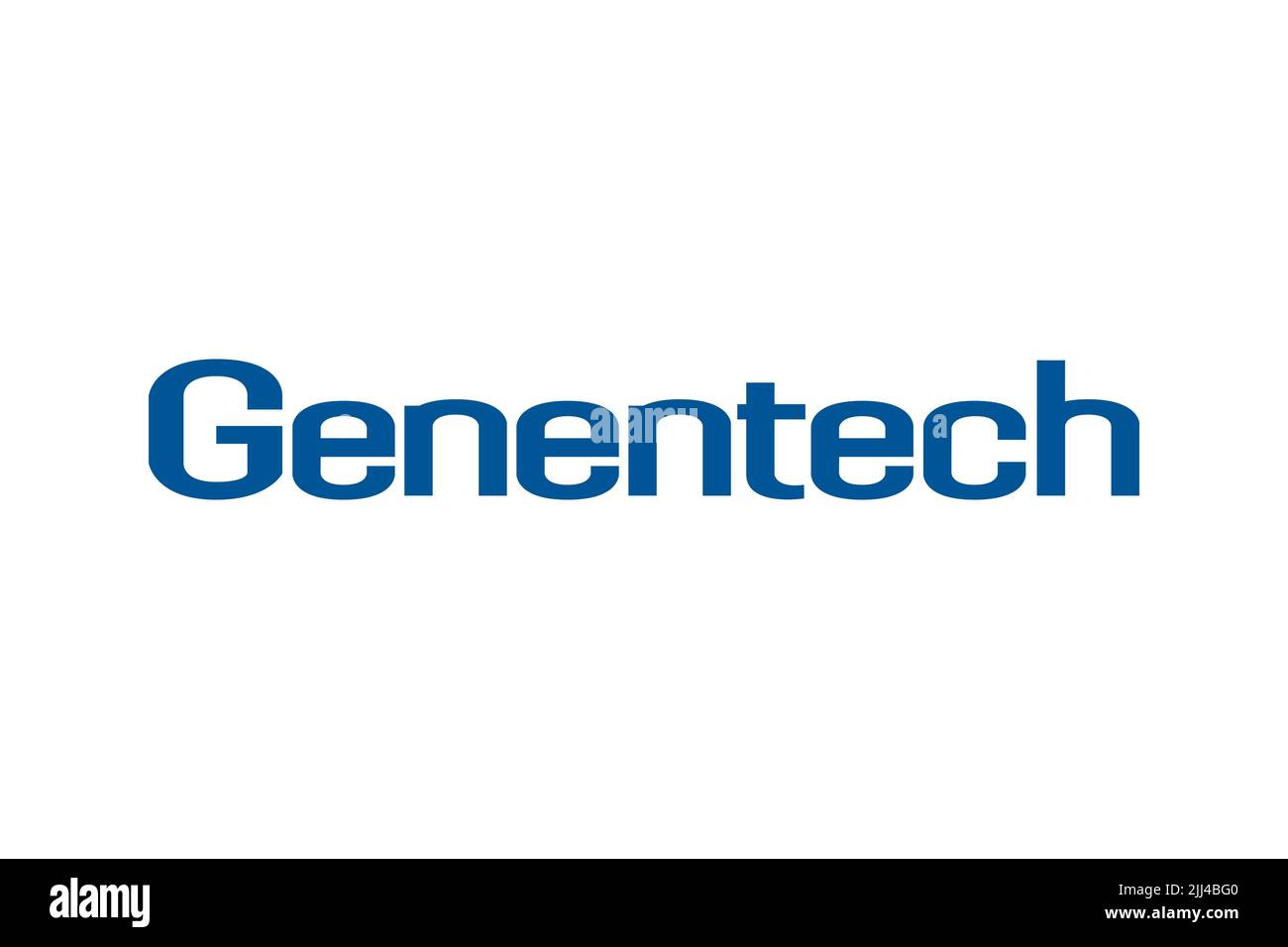 Genentech, Logo, Weisser Hintergrund Stock Photo Alamy