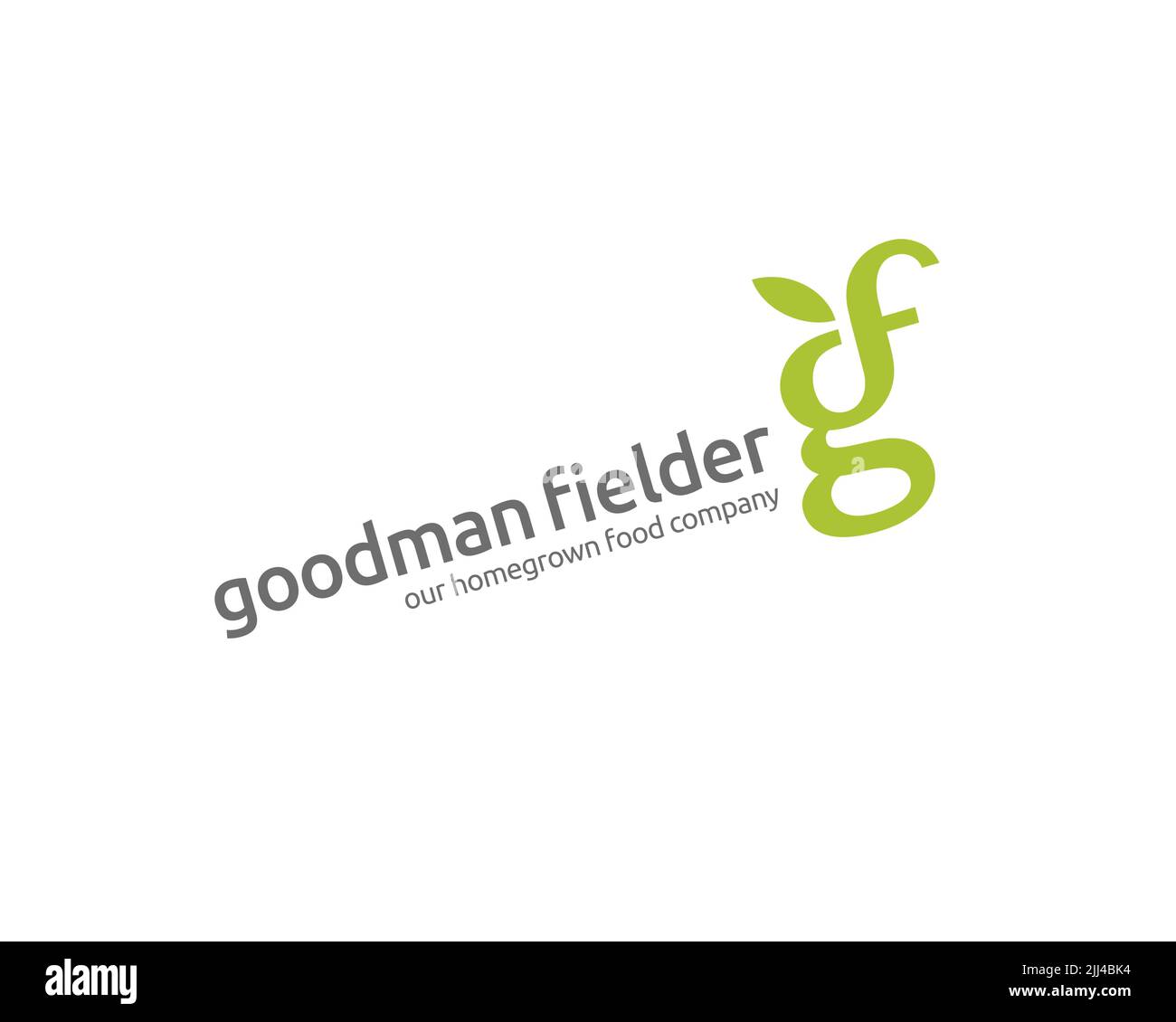Goodman Fielder, Rotated Logo, White Background Stock Photo Alamy