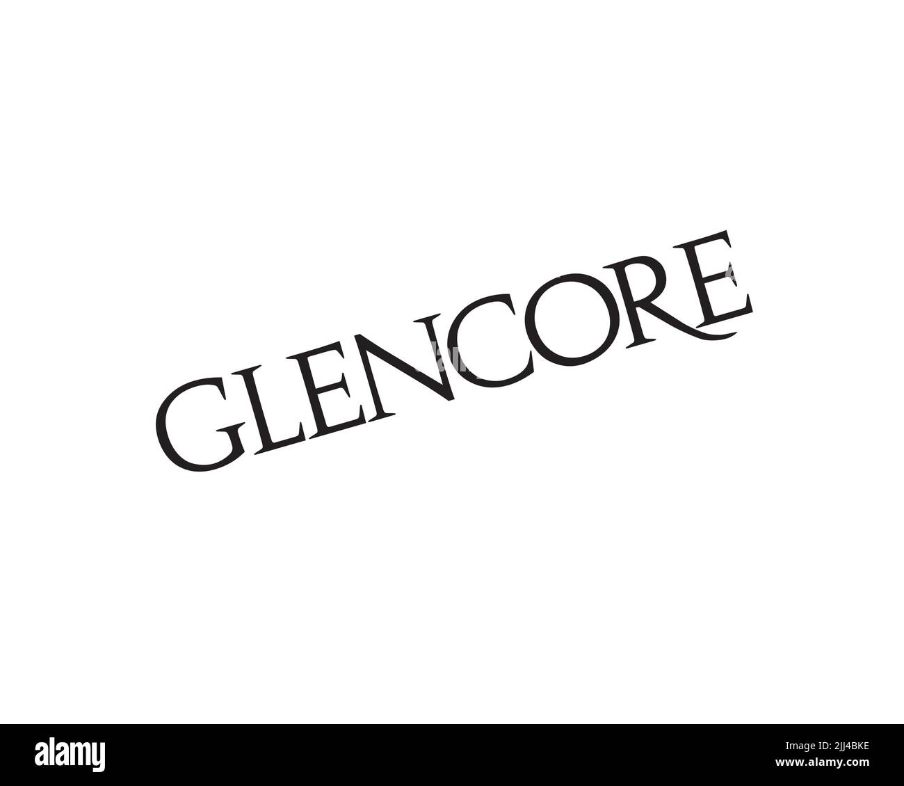 Glencore, rotated logo, white background Stock Photo Alamy