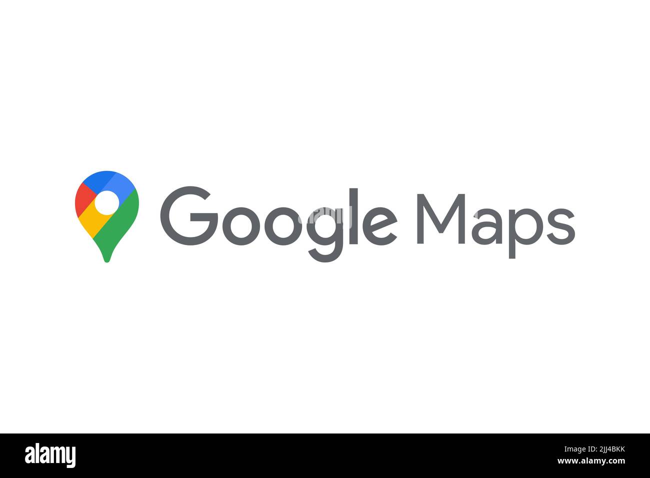 Google Maps, Logo, White background Stock Photo Alamy