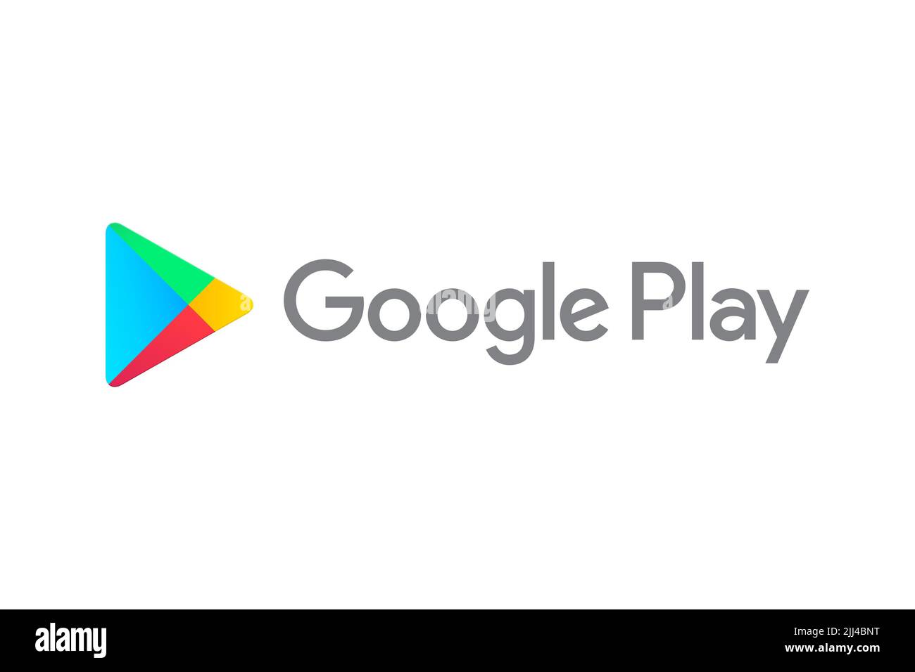 Google Play, Logo, White background Stock Photo - Alamy