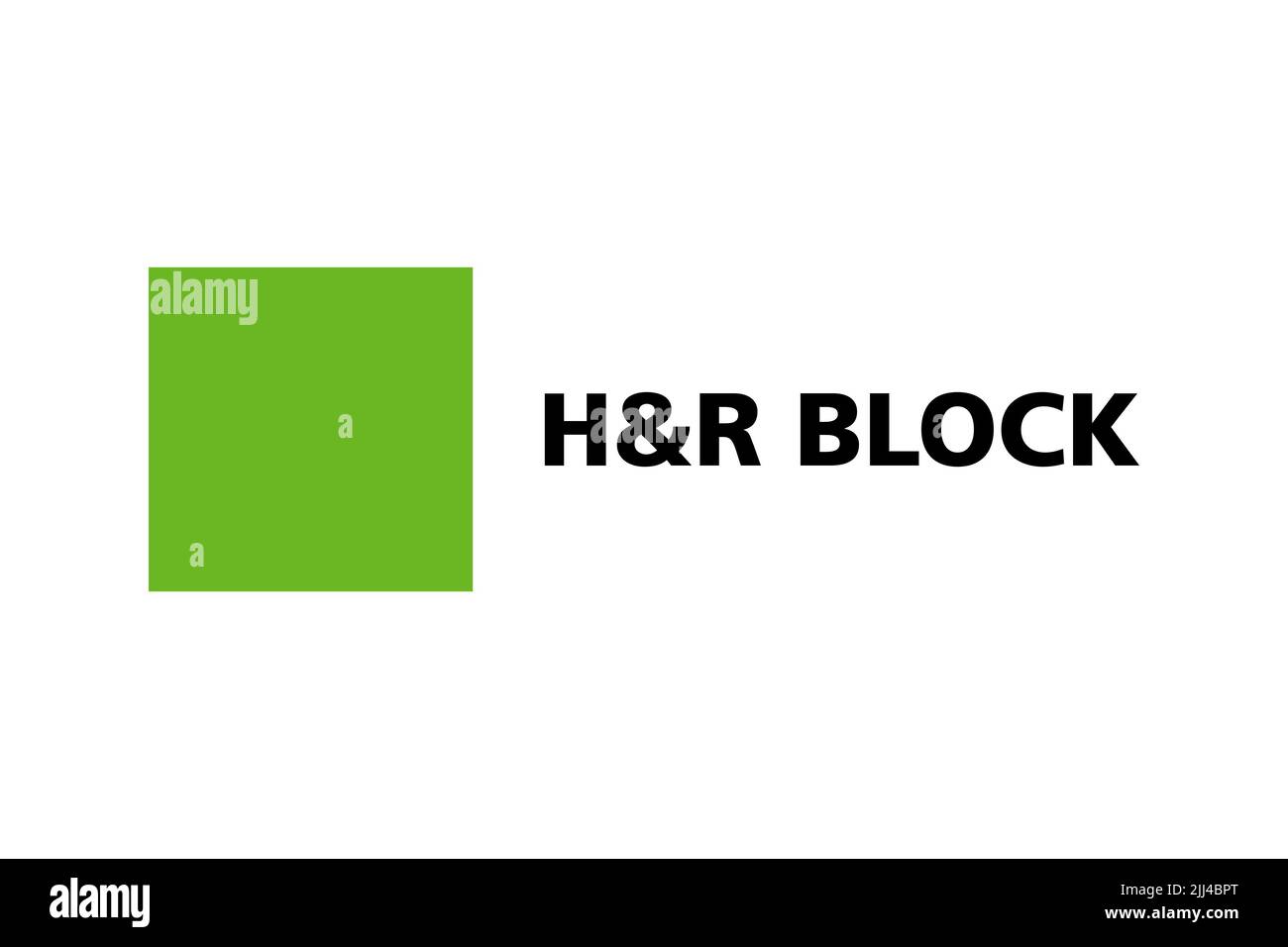 H&R Block, Logo, White Background Stock Photo Alamy