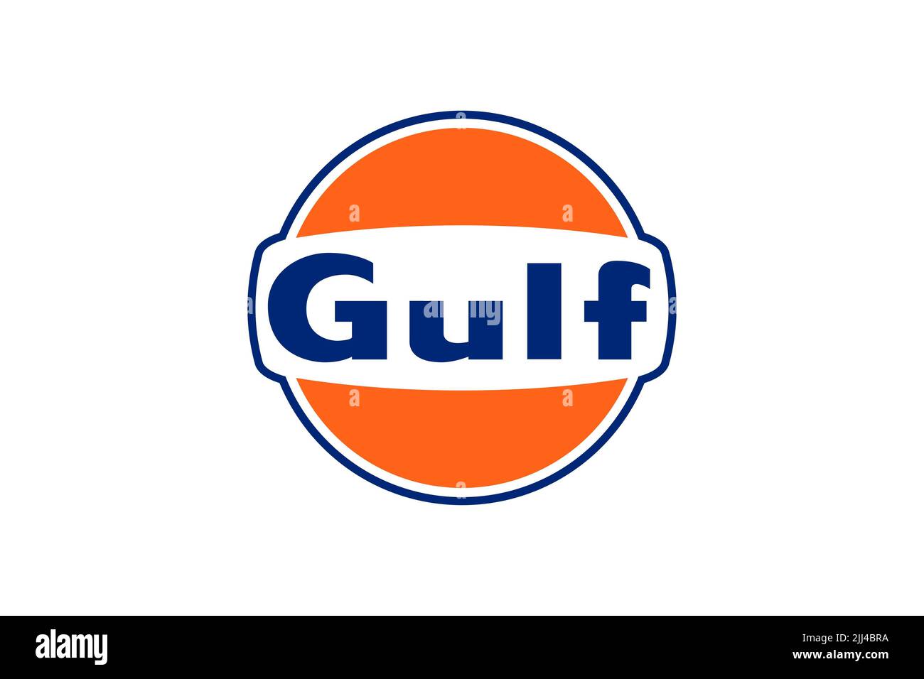 Gulf Oil, Logo, White background Stock Photo Alamy