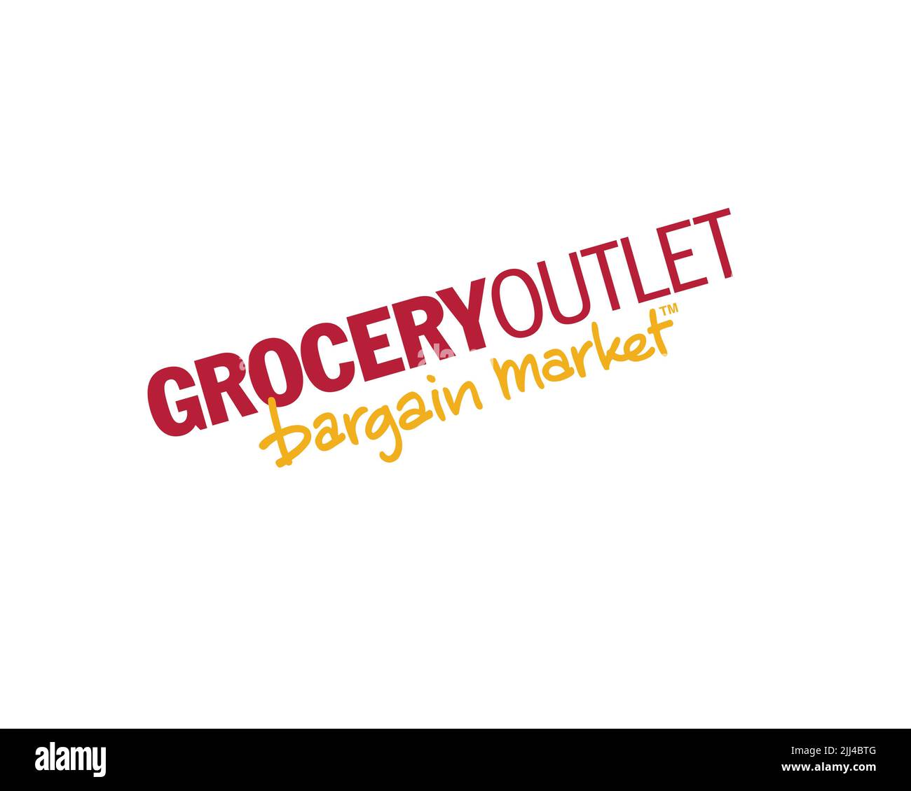 Grocery Outlet, Rotated Logo, White Background Stock Photo Alamy