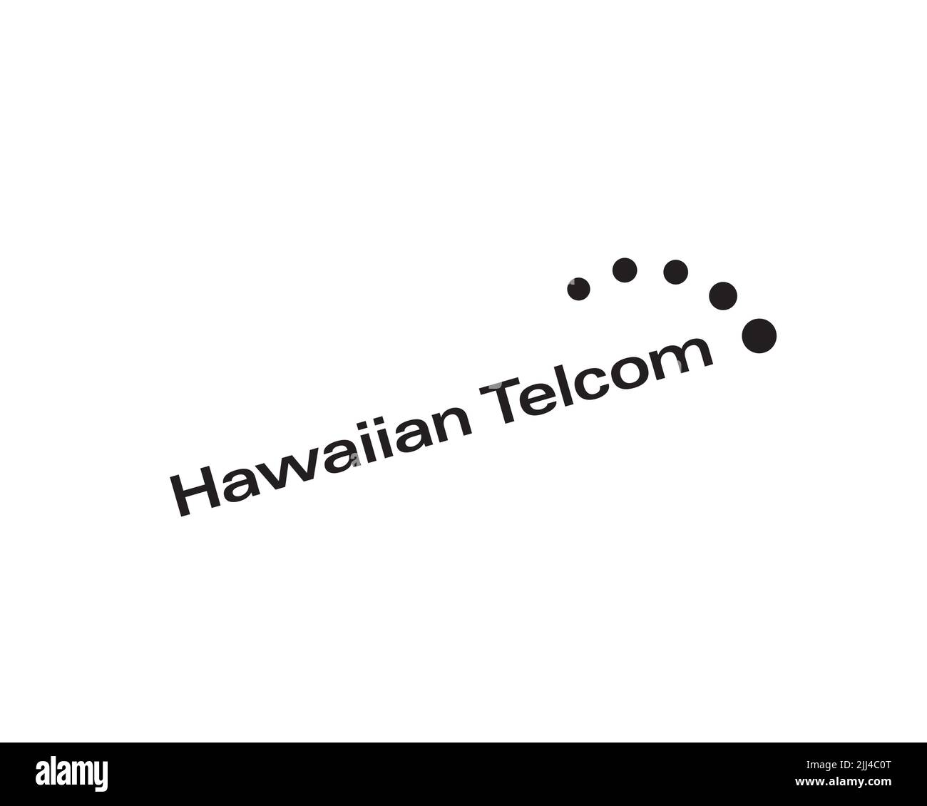 Hawaiian Rotated Logo, White Background Stock Photo Alamy