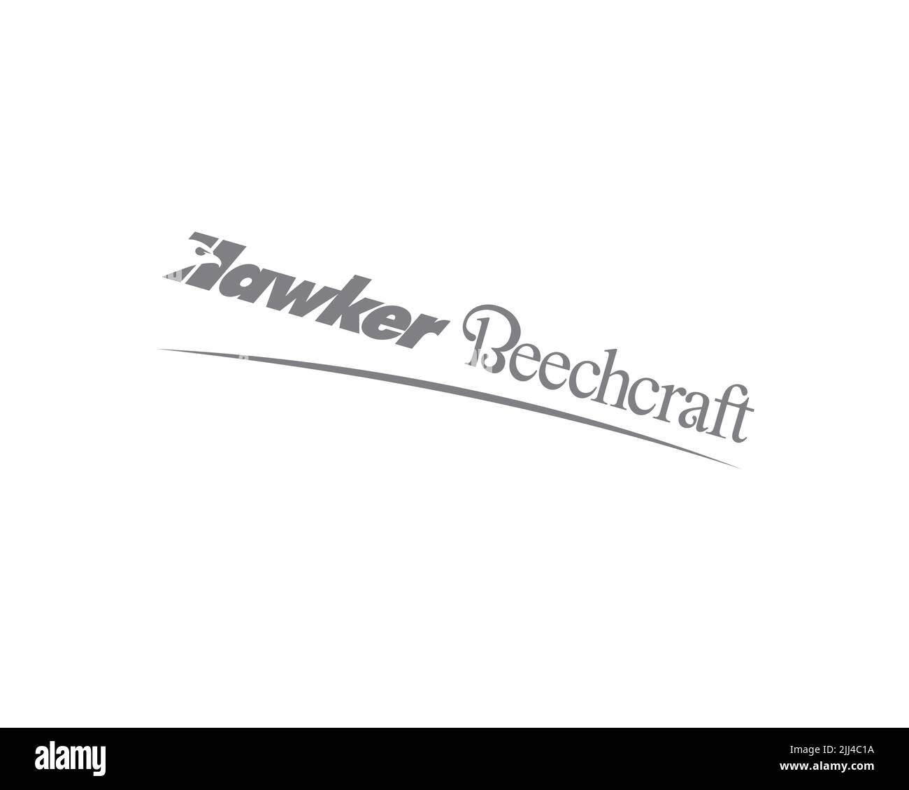 Hawker Beechcraft, rotated logo, white background B Stock Photo Alamy