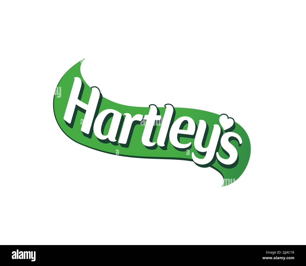Hartley's, Rotated Logo, White Background B Stock Photo Alamy
