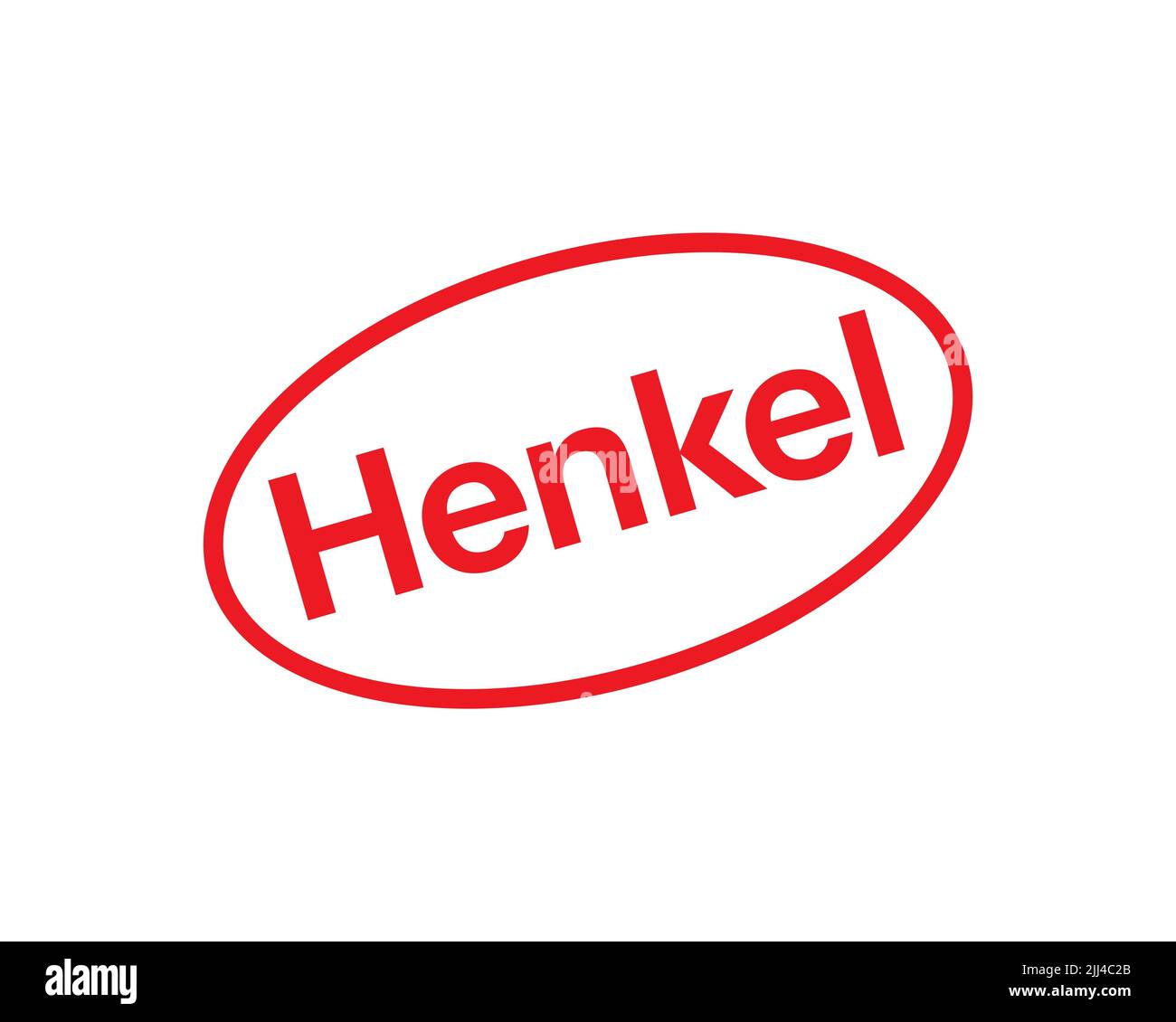 Henkel Electronic Materials, rotated logo, white background Stock Photo