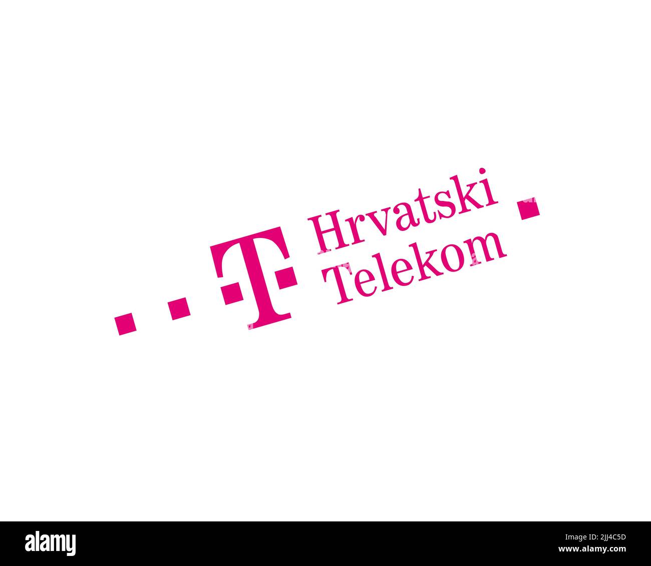 hrvatski-telekom-rotated-logo-white-background-stock-photo-alamy
