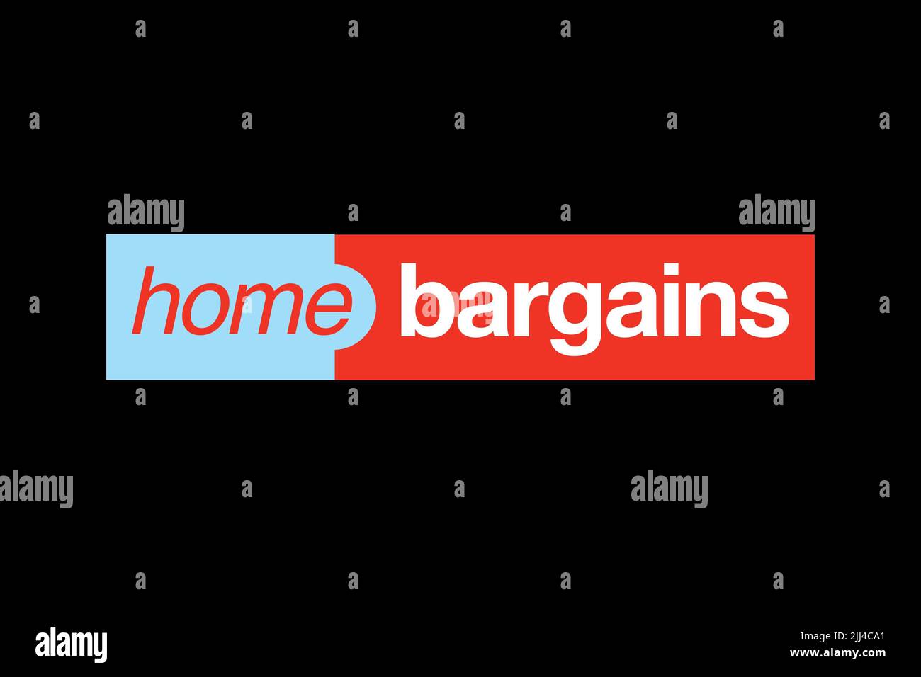 Home Bargains, Logo, Schwarzer Hintergrund Stock Photo Alamy