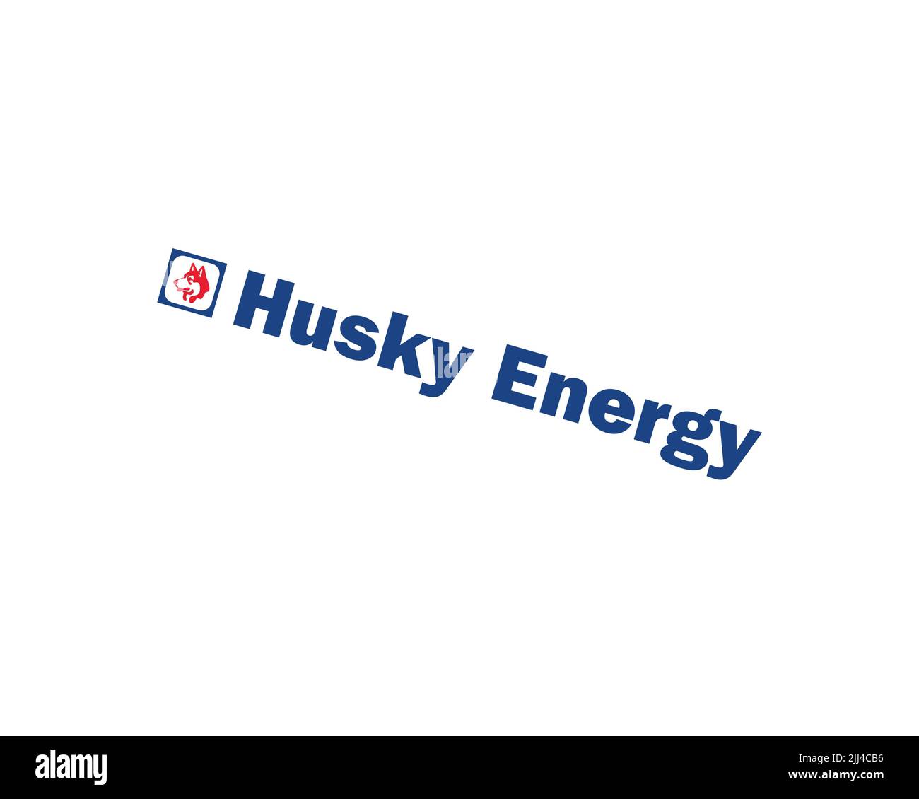 Husky Energy, rotated logo, white background B Stock Photo Alamy