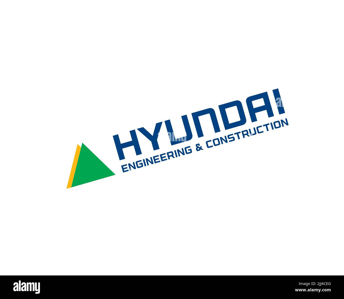 Hyundai Engineering & Construction, rotated logo, white background Stock Photo Alamy
