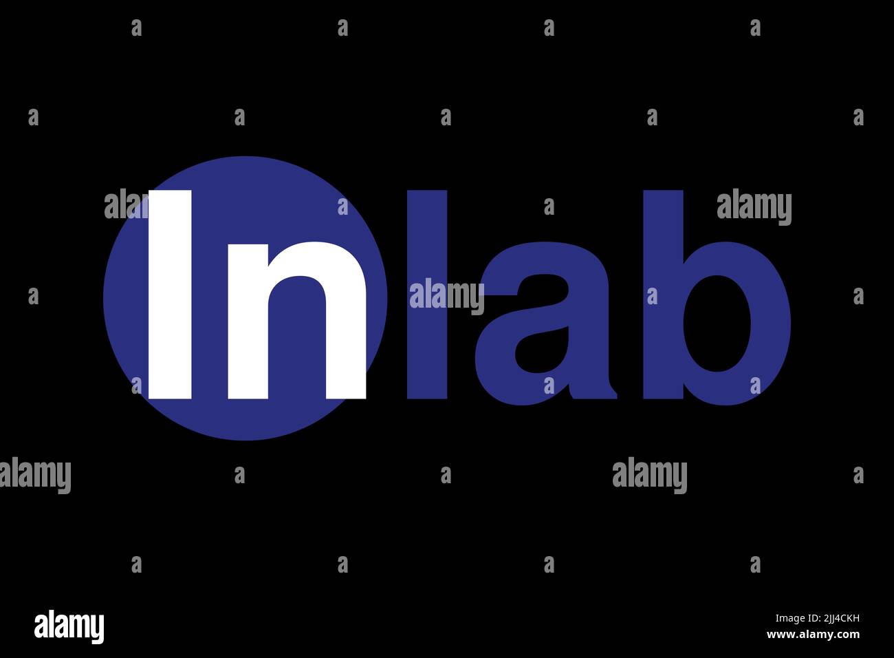 Inlab Software GmbH, Logo, Black background Stock Photo - Alamy