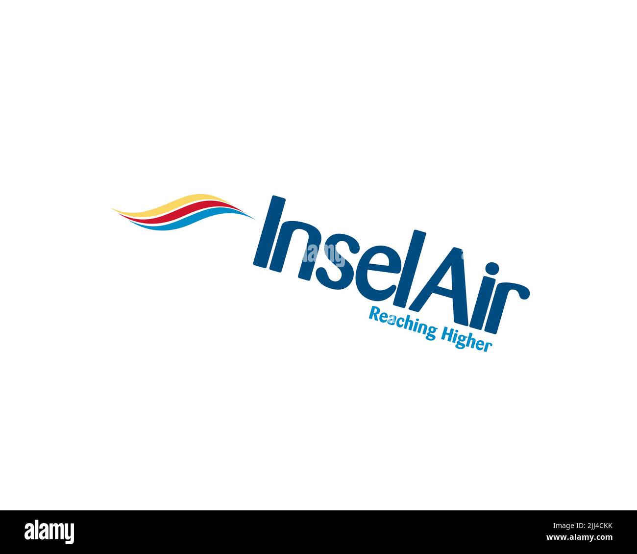 Island Air, rotated logo, white background B Stock Photo Alamy