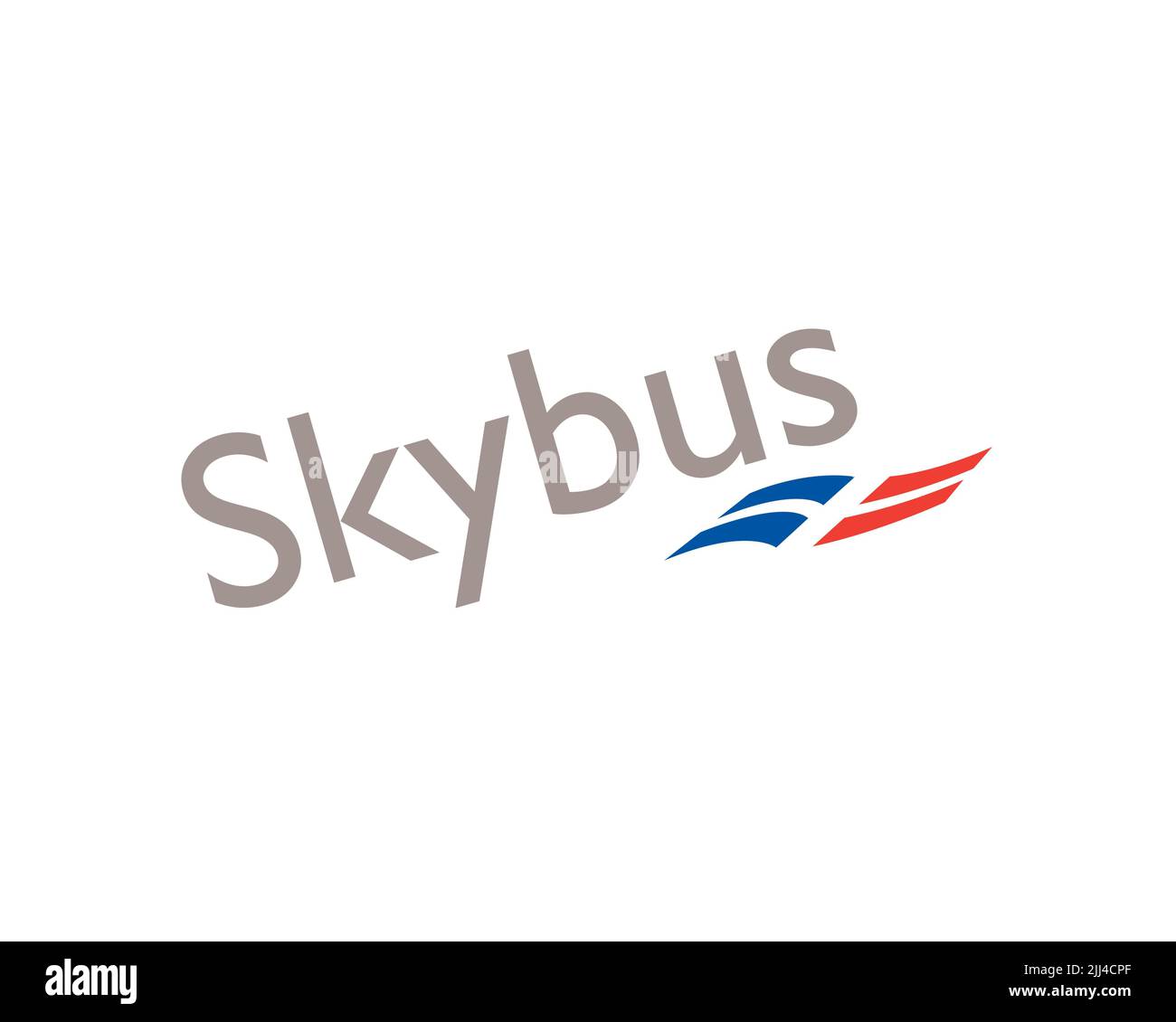 Isles of Scilly Skybus, Rotated Logo, White Background Stock Photo Alamy