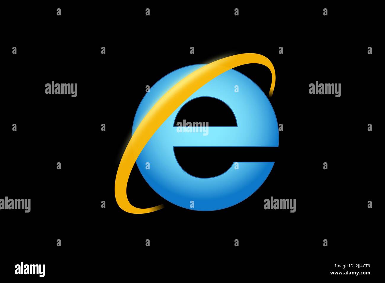 Explorer, Logo, Black background Stock Photo Alamy