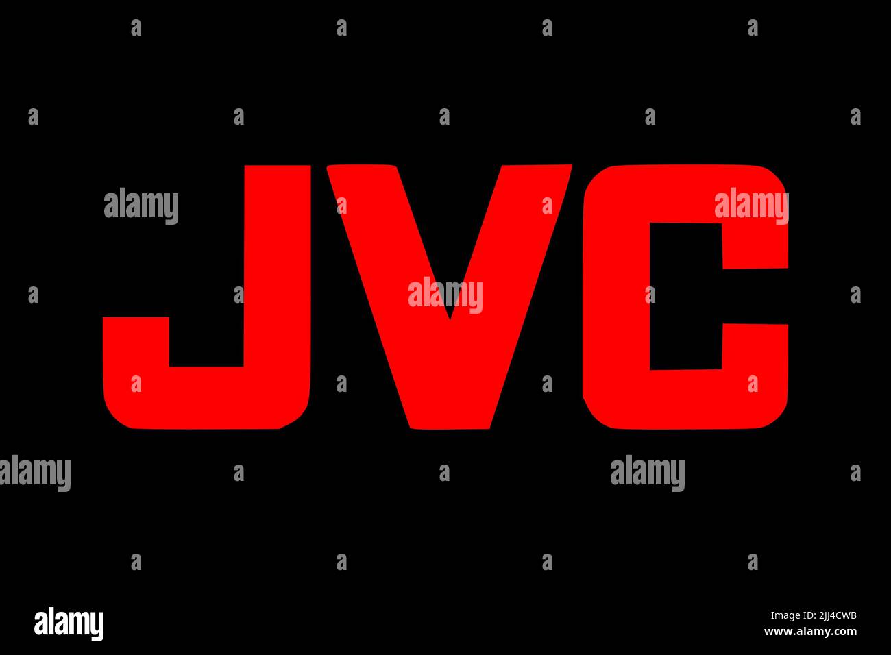 JVC, Logo, Black background Stock Photo Alamy