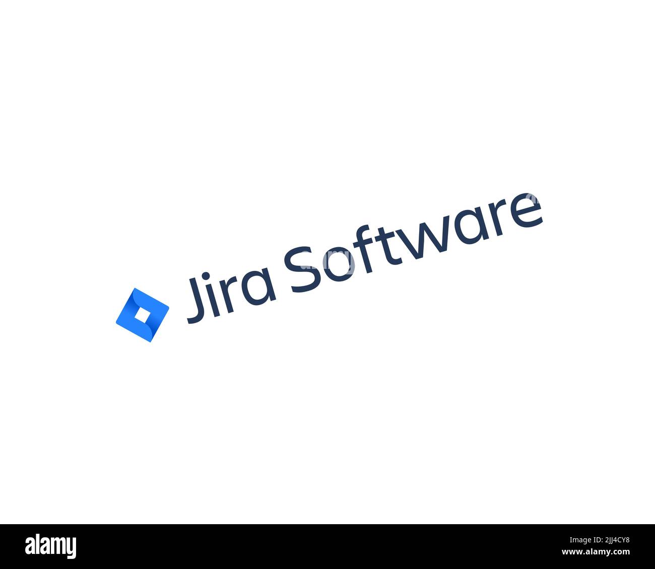 Jira software, rotated logo, white background Stock Photo Alamy