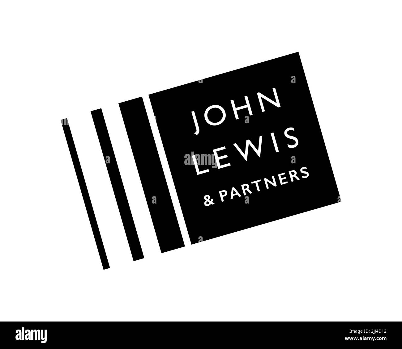 John Lewis & Partners, Rotated Logo, White Background Stock Photo Alamy