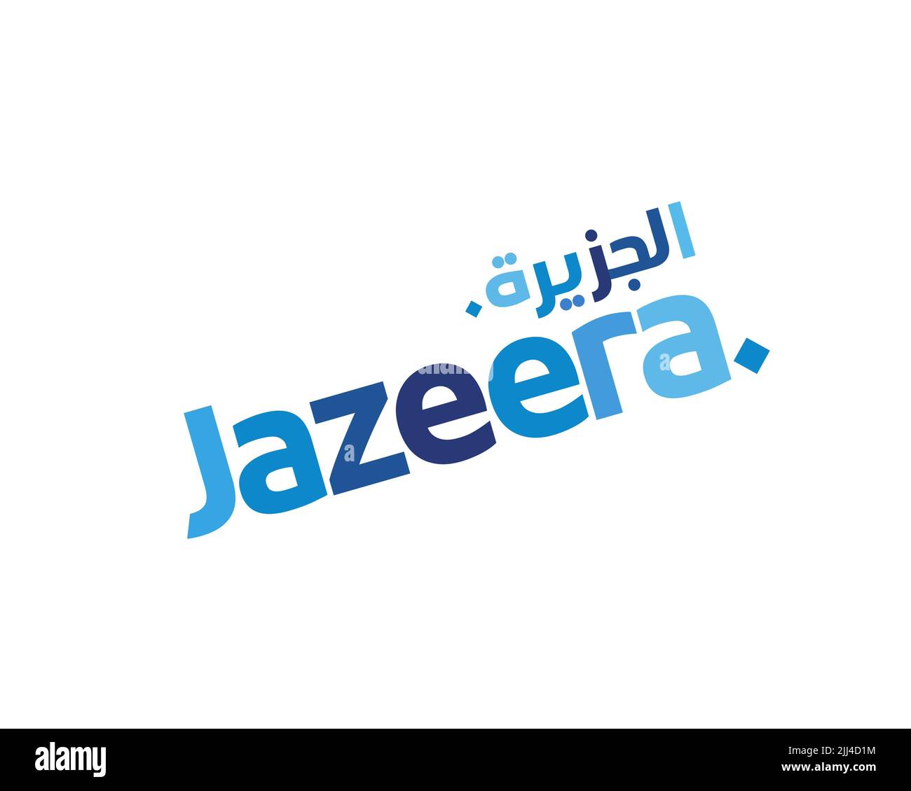 Jazeera Airways, rotated logo, white background Stock Photo - Alamy