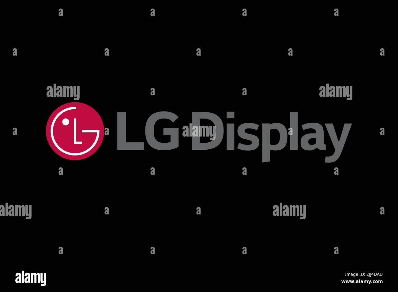LG Display, Logo, Black Background Stock Photo Alamy
