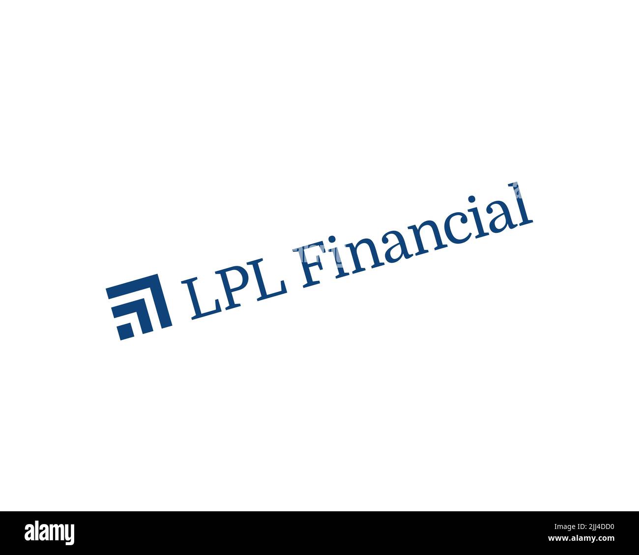 LPL Financial, rotated logo, white background Stock Photo Alamy