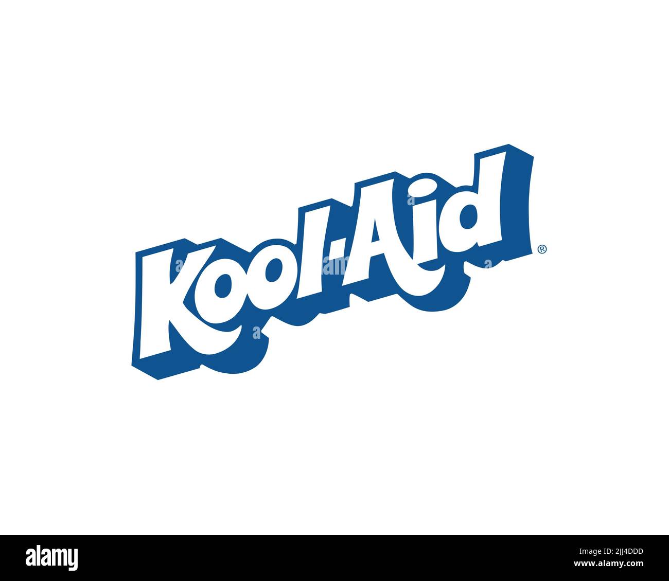 Kool Aid, Rotated Logo, White Background Stock Photo - Alamy