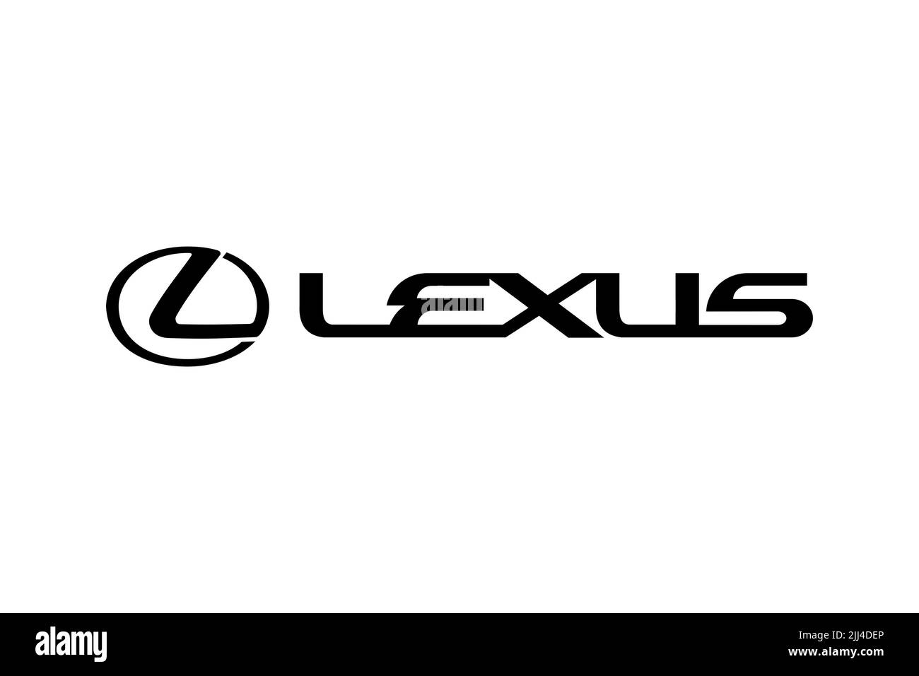 Lexus, Logo, White background Stock Photo