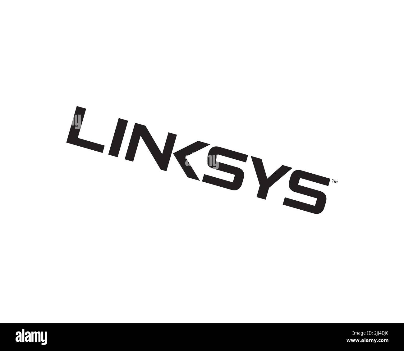 Linksys, rotated logo, white background B Stock Photo Alamy