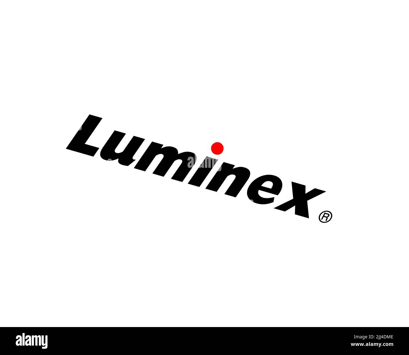 Luminex Corporation, Rotated Logo, White Background B Stock Photo Alamy