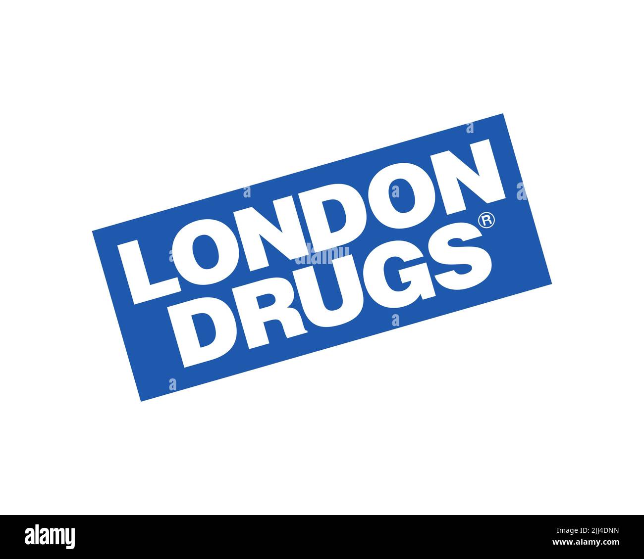 London Drugs, Rotated Logo, White Background Stock Photo Alamy