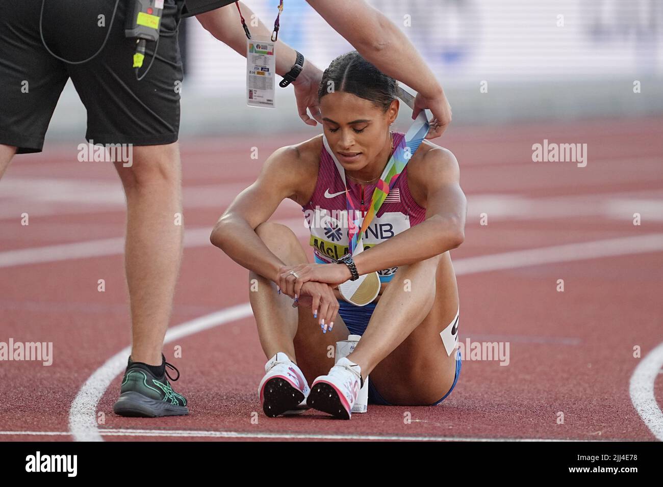 Eugene, USA. 22nd July, 2022. Athletics World Championships, 400