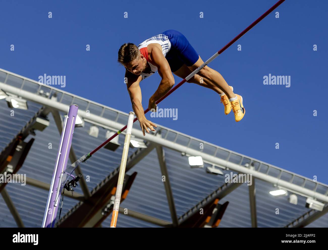 Oregon, USA. 23rd July, 2022. EUGENE Thibaut Collet (FRA) in action