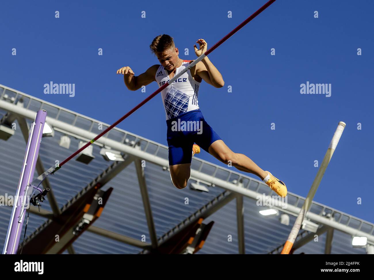 Oregon, USA. 23rd July, 2022. EUGENE Thibaut Collet (FRA) in action