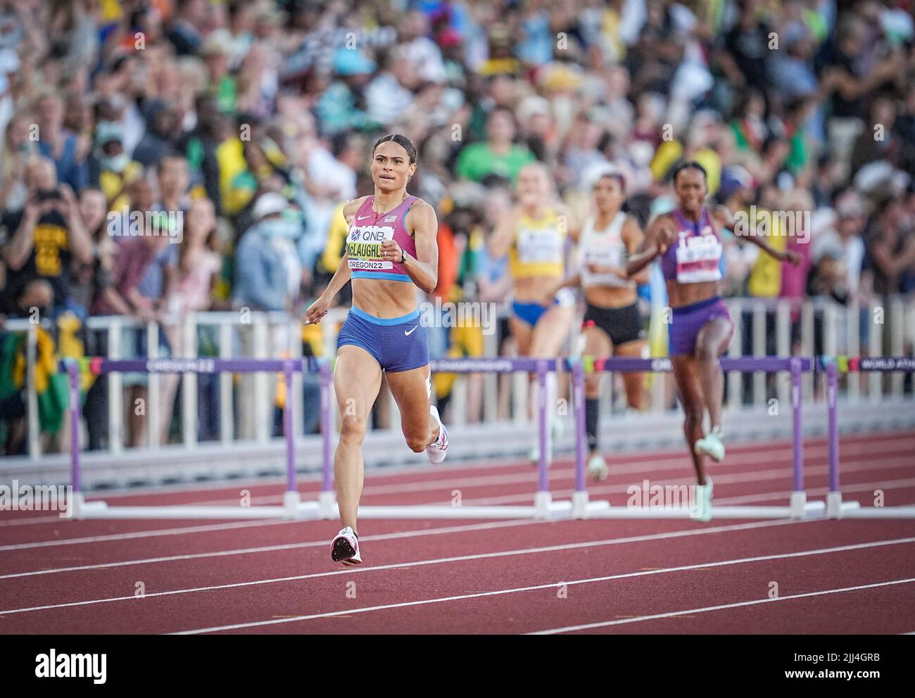 Eugene, USA. 22nd July, 2022. Athletics World Championships, 400m