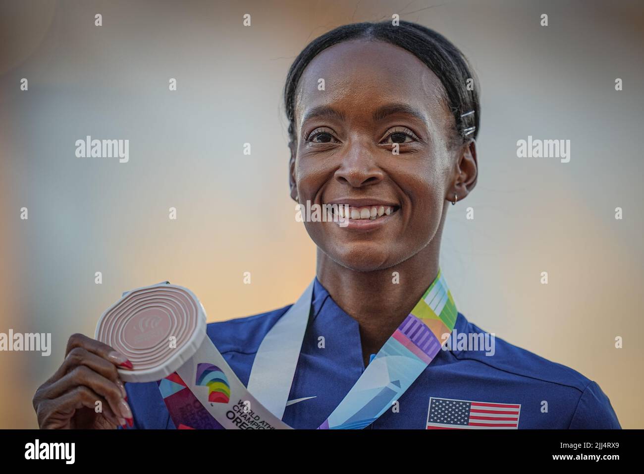 Eugene, USA. 22nd July, 2022. Athletics World Championships, 400m