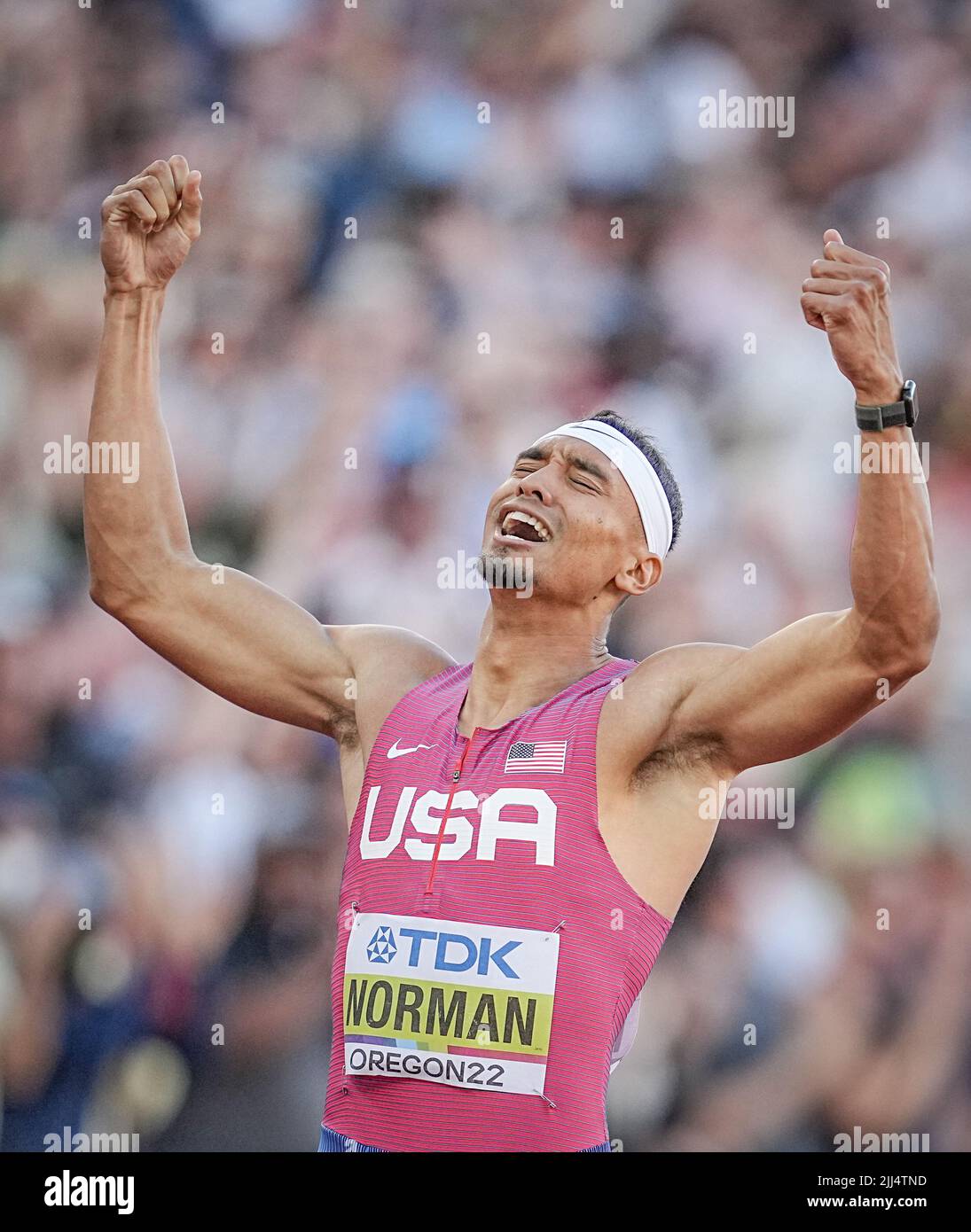 Eugene, USA. 22nd July, 2022. Athletics World Championship, 400m