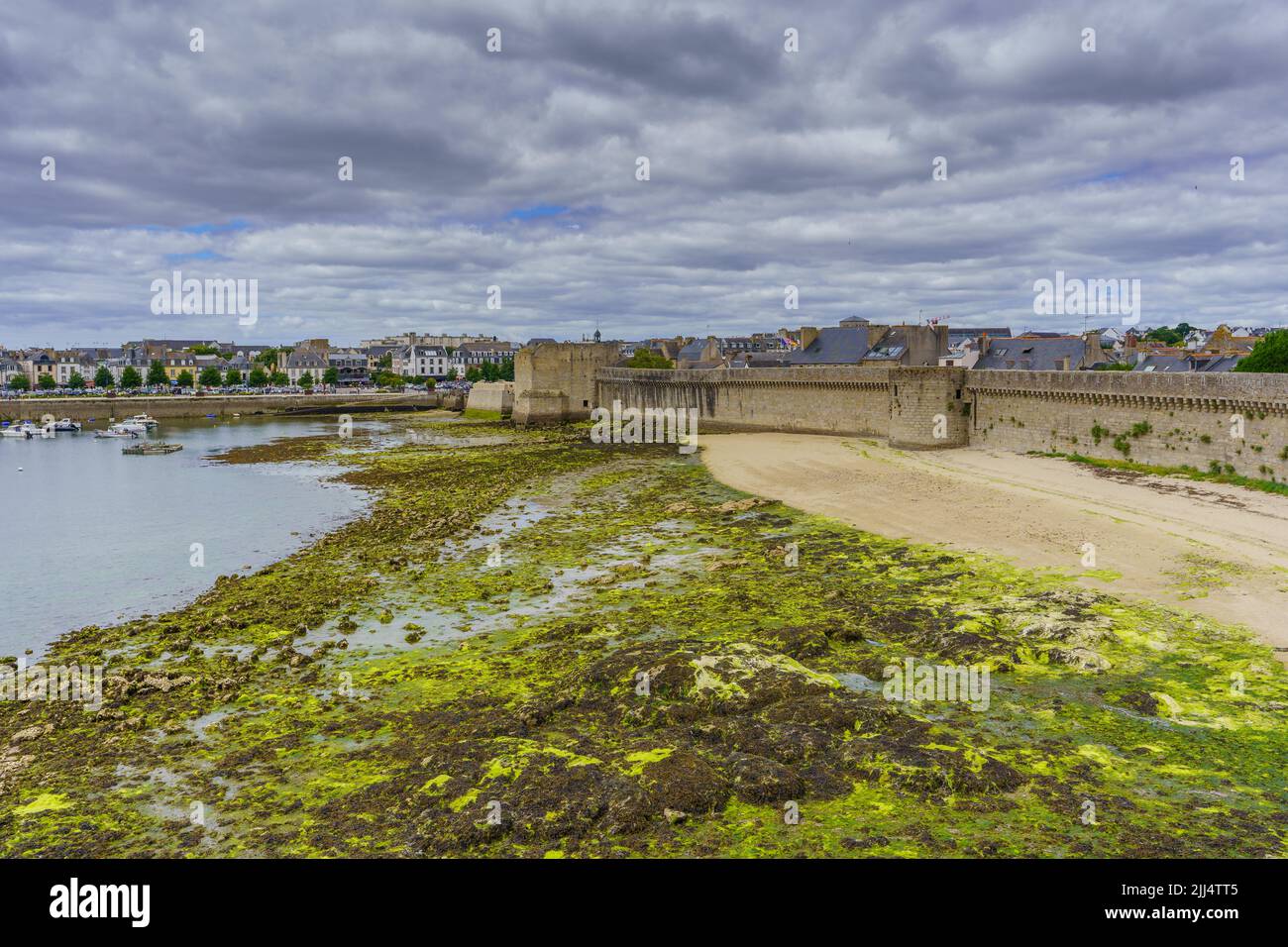 The walled city of Concarneau (France) Stock Photo