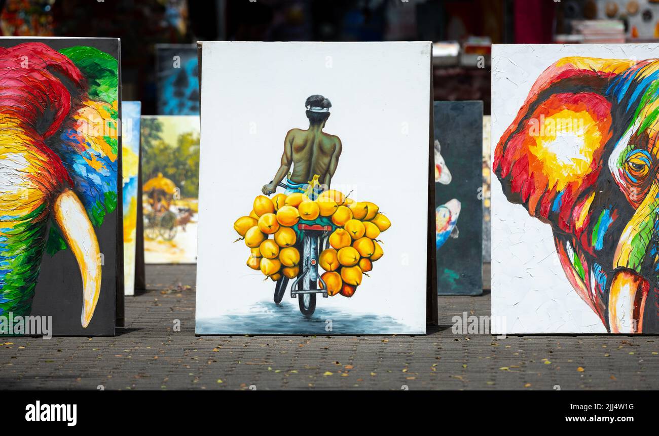 Galle, Sri Lanka 06 11 2022 Painting collection exhibition at galle Stock Photo Alamy