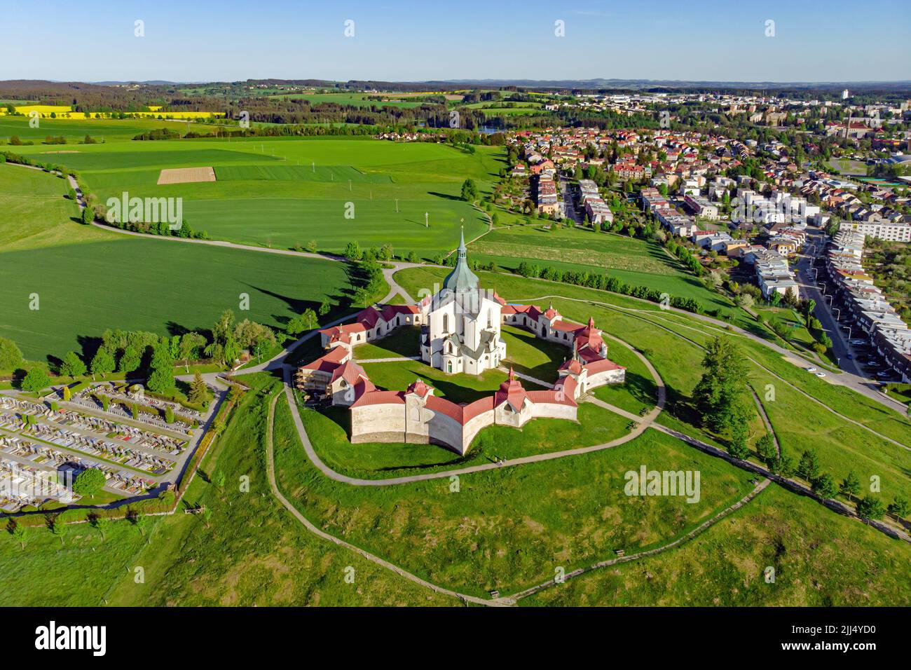 The Pilgrim Church of St John of Nepomuk on Zelena Hora (Green