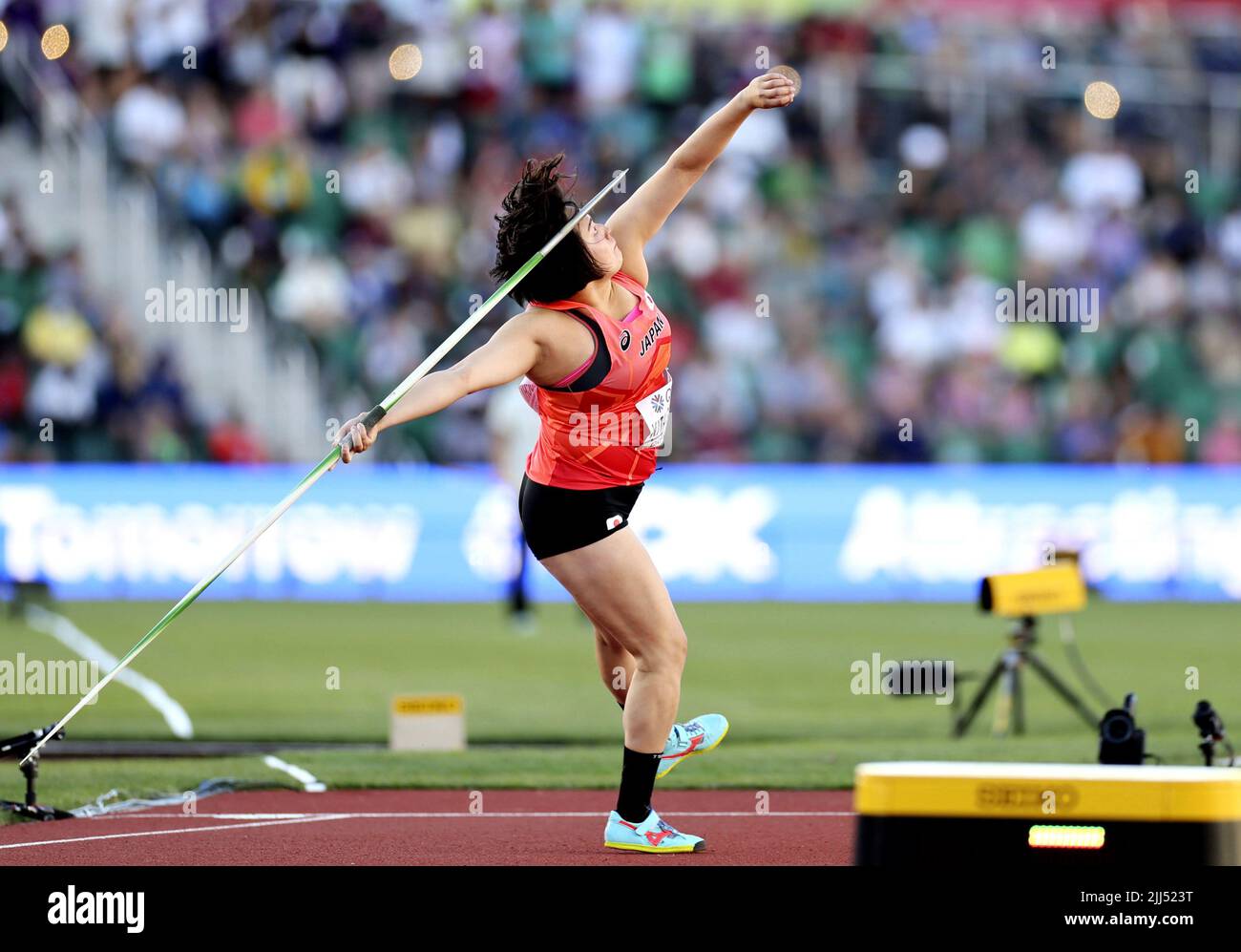 Oregon, USA. 23rd July, 2022. Haruka Kitaguchi of Japan competes in the
