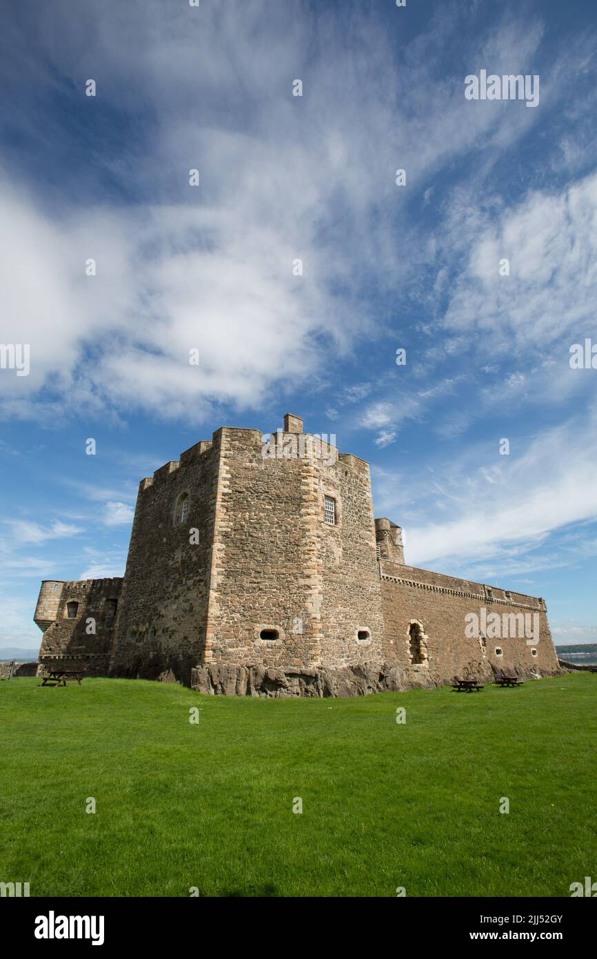 Blackness Castle, Blackness, Scotland. Picturesque view of the