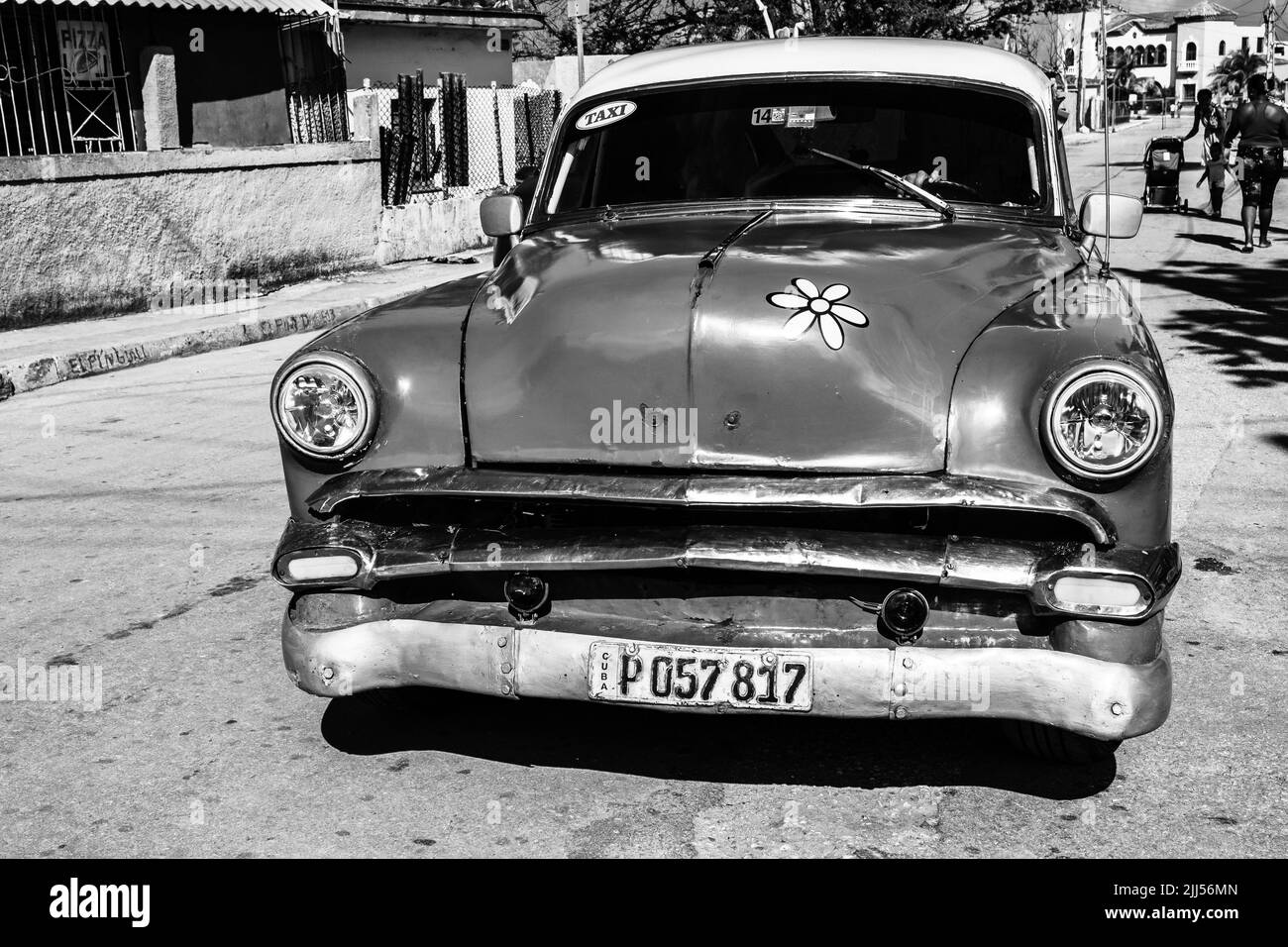 Classic American car used as private taxi in Havana, Cuba, 2022 Stock Photo Alamy