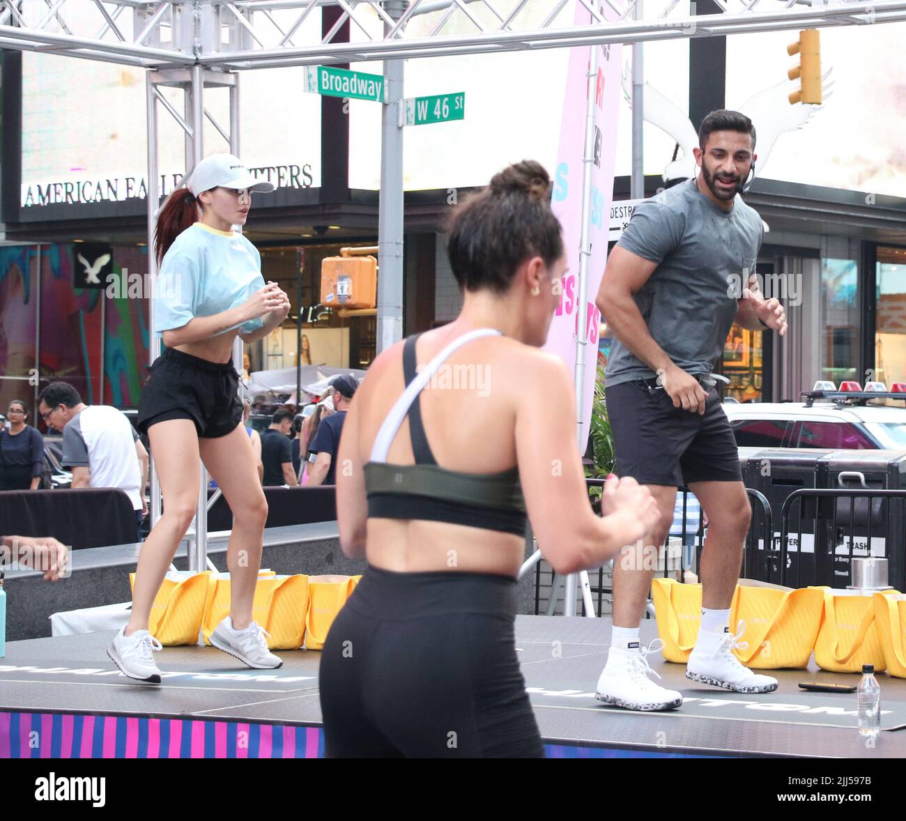 New York, NY, USA. 21st July, 2022. Paris Berelc and Rhys Athayde