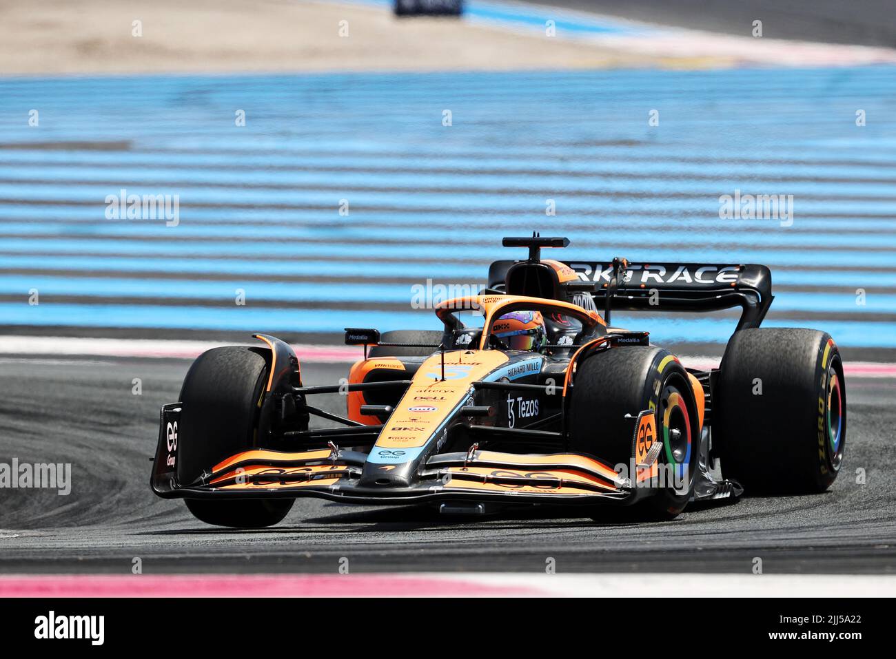 Le Castellet, France. 23rd July, 2022. Daniel Ricciardo (AUS) McLaren MCL36. French Grand Prix, Saturday 23rd July 2022