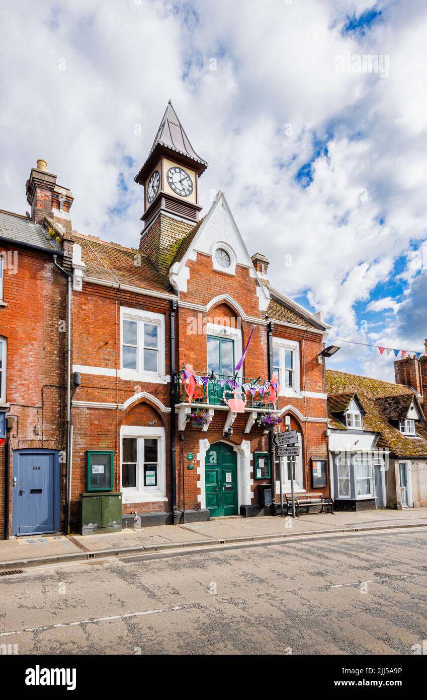 Gothic Revival style architecture Fordingbridge Town Hall in High