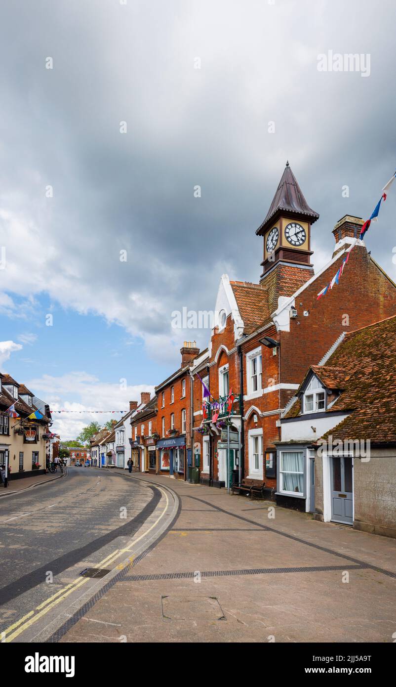 Gothic Revival style architecture Fordingbridge Town Hall in High