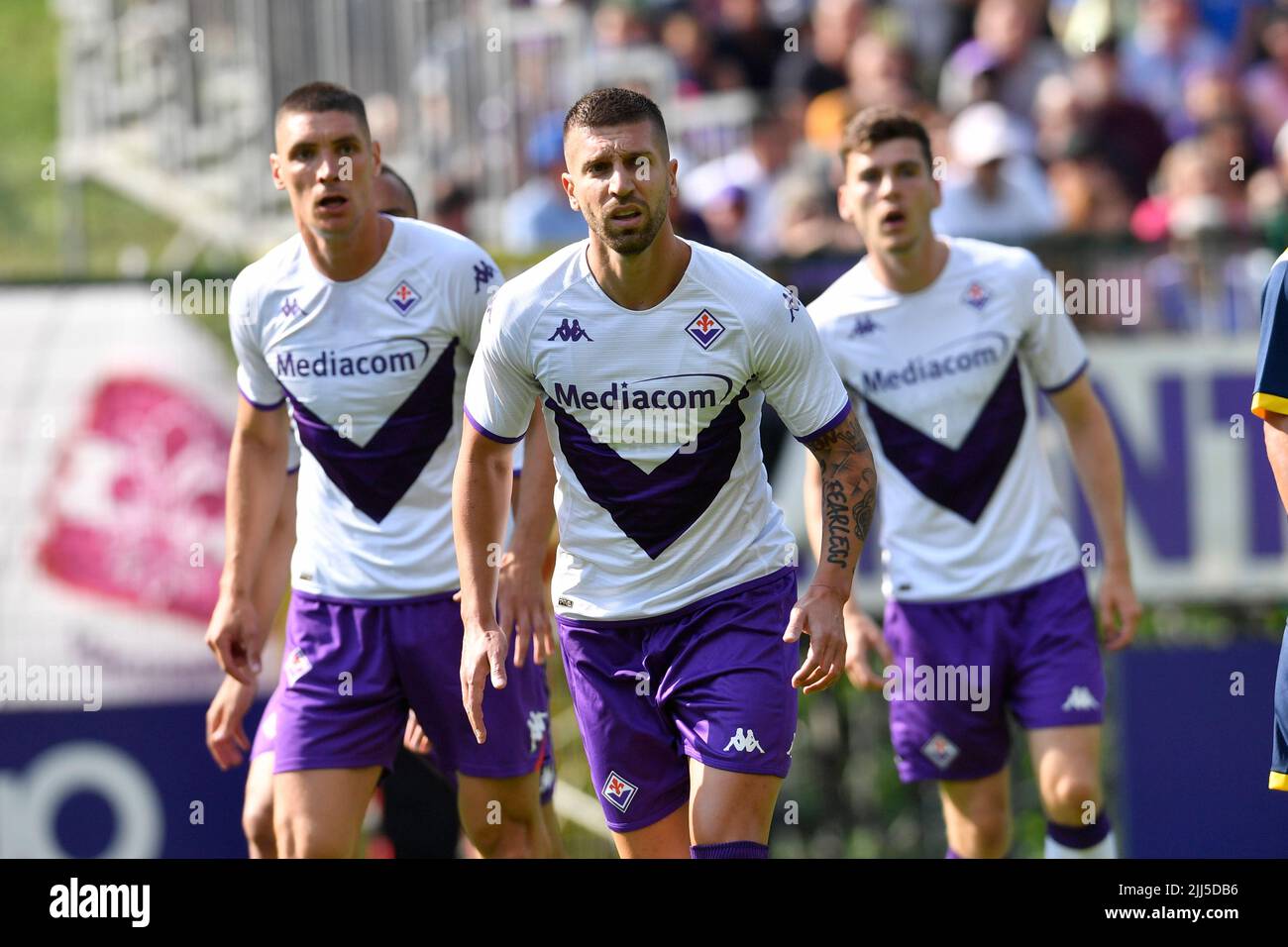 Terzic's Signed Match Shirt, Fiorentina-Bologna 2022 + Shin Guards